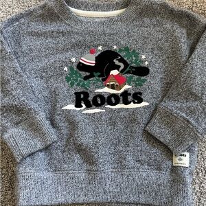 Roots 12-18M Gray Graphic Sweatshirt